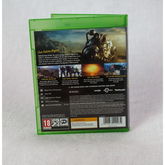 Fallout 76 Microsoft Xbox One Enhanced Game 4K Ultra HD XB1 HDR (2018) LIVE - Picture 3 of 3